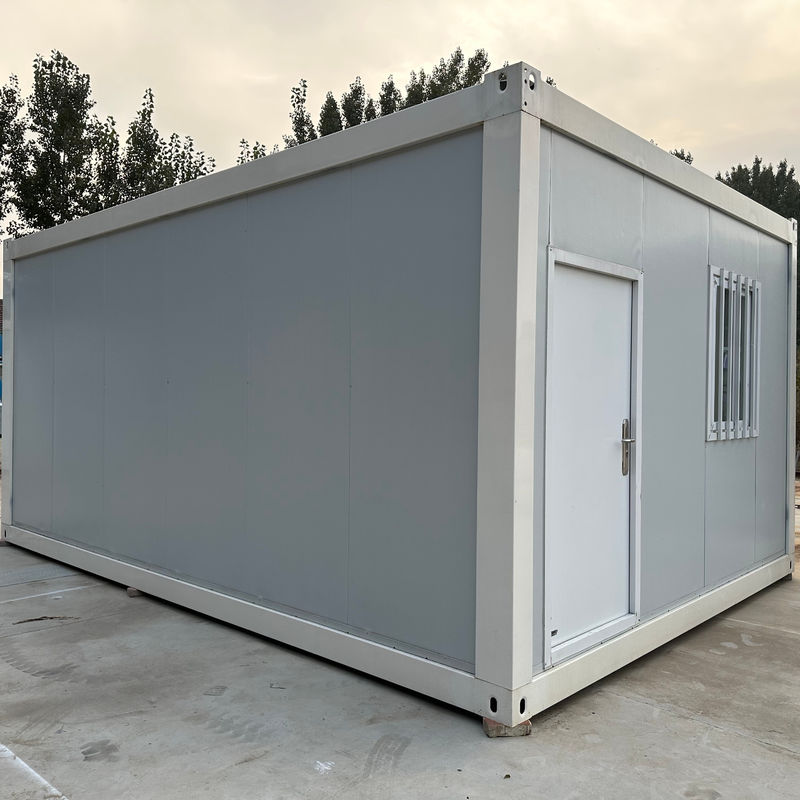 Impermeabile Ignifugo 6x3x2.8 Meter 20ft Galvanizzato Leggera Acciaio Quadro Prefabbricato Modulare Casa Camera Piatta Pack Casa Contenitore