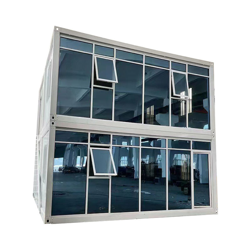 Casa mobile con contenitore da 40 piedi Contenitore prefabbricato Assemblaggio rapido Case modulari in stile moderno semplice