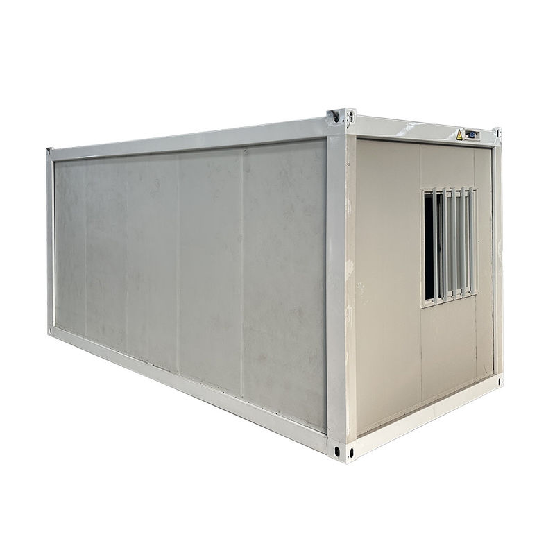 40ft 20ft Office Sandwich Panel Prefabb Mobile Folding Home Dormitory Camp Contenitore pieghevole su finestra in alluminio durevole