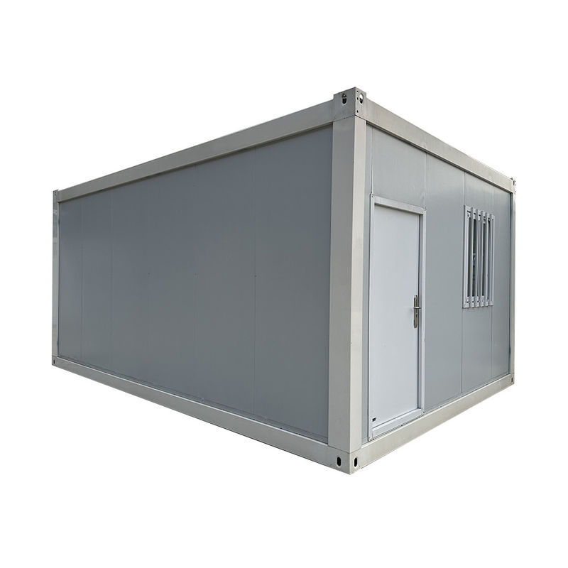 Prefabbricato Container House Flat Pack Hurricane Proof Sandwich Panel Edifici per 15-30 anni Vita di servizio