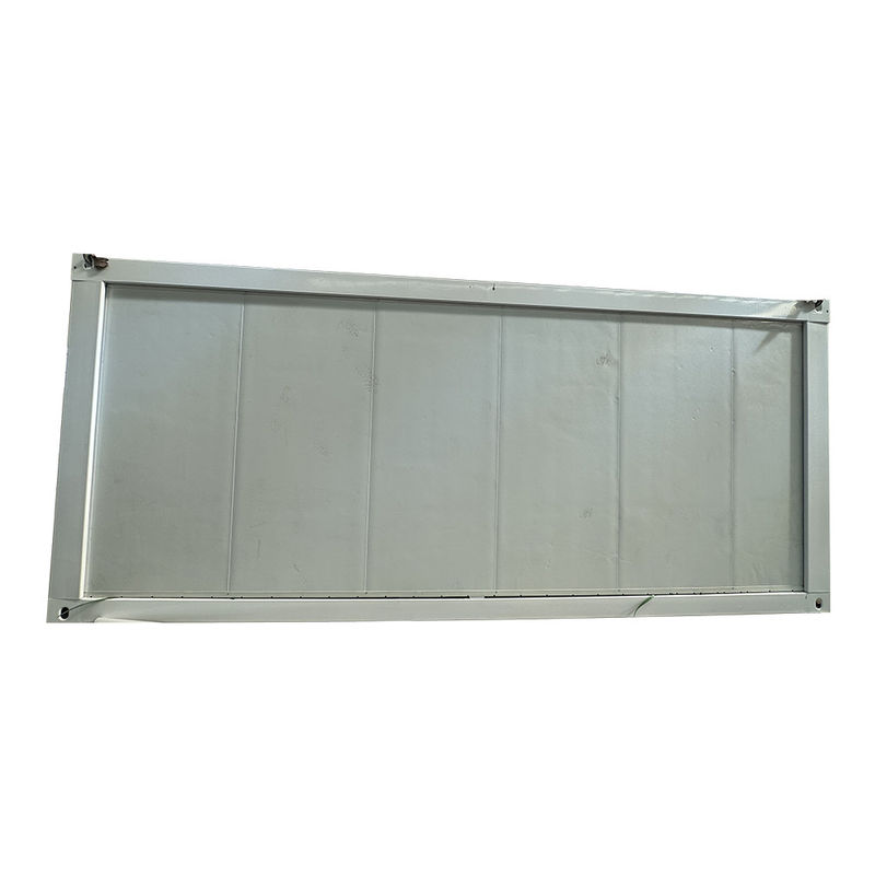 Case pieghevoli prefabbricate modulari 20/40 ft Contenitore in telaio in acciaio personalizzato ufficio temporaneo con porta di sicurezza