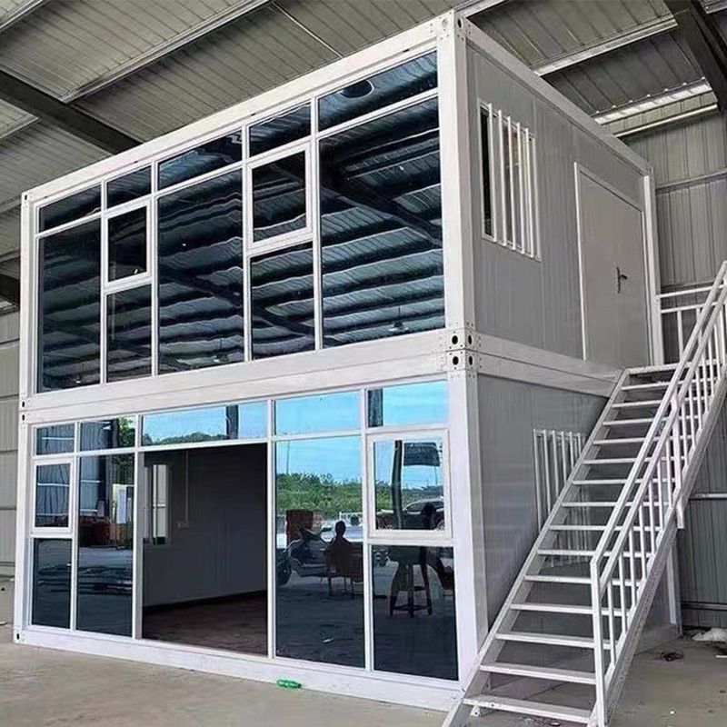Stile di design di metà del secolo Assemblaggio rapido Modulare Pieghevole Portatile Luxury Detachable Flat Pack Container House With Bathroom