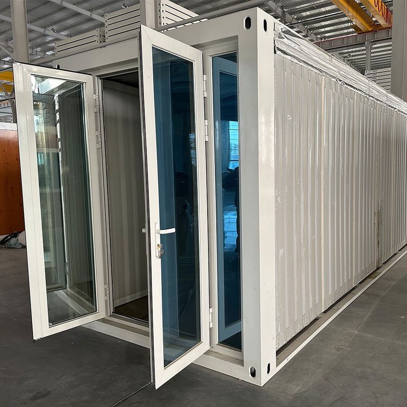 40ft Luxury Office Container House espandibile per cabina di ufficio modulare in bianco o colore personalizzato