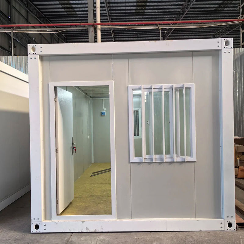 Campeggi profughi Booth Stabile Container House Cabine con 50mm EPS/rockwool Materiale murario Prefabbricato House Kits