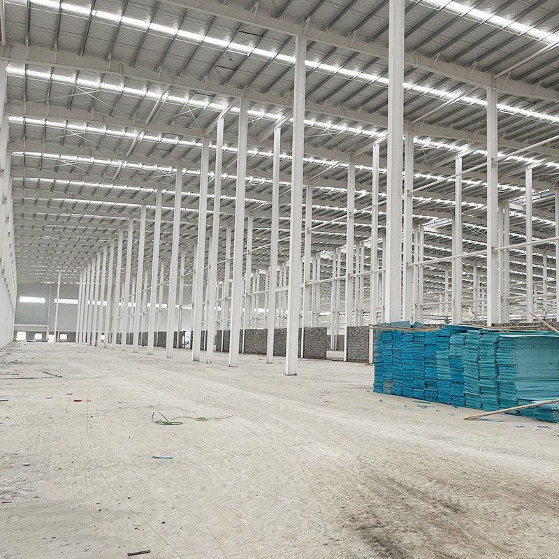 Fornitura diretta Case modulari prefabbricate Facilità di installazione Struttura in acciaio Magazzino con colore personalizzato
