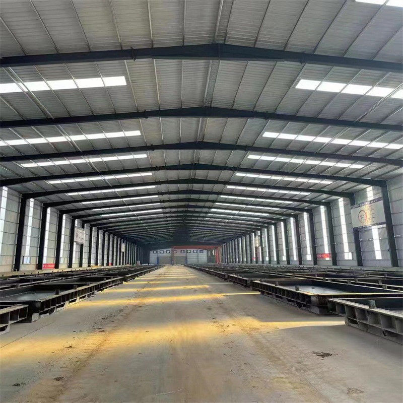 Facile da installare struttura in acciaio prefabbricata magazzino metallo con acciaio leggero Q345 Q235 telaio principale e servizio di taglio
