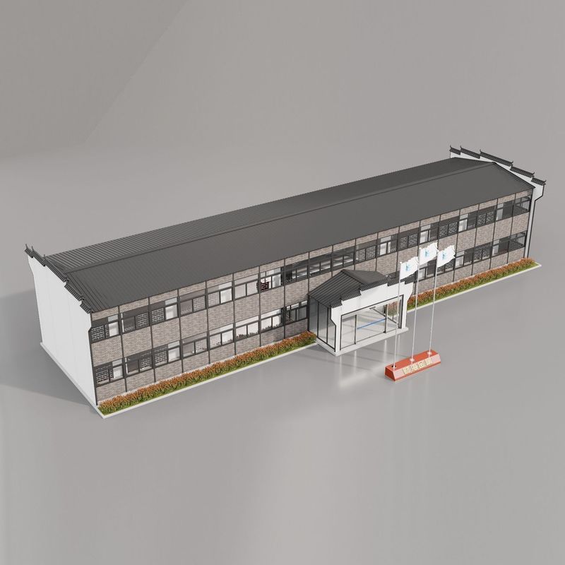 Casa prefabbricata in acciaio con 50/75/100mm Wave Sandwich Panel Wall