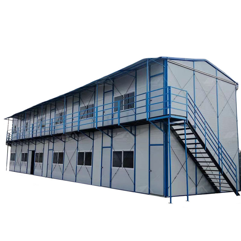 Case a basse emissioni di carbonio in sandwich panel e struttura in acciaio prefabbricata